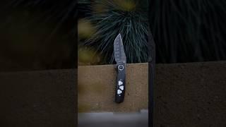 Behind the scenes with HYBRID damascus #manualmachining #knifereview #edcorganizer