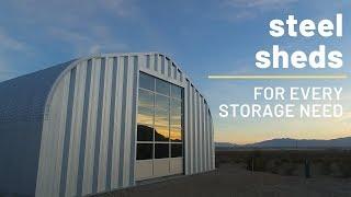 Steel Sheds For Every Storage Need | SteelMaster Buildings