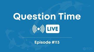 Question Time Live EP #113 | Koi Keeping Q&A and Expert Advice