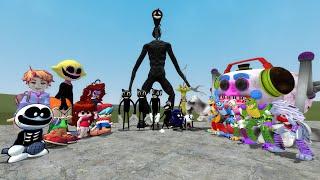 FNF VS FNAF VS TREVOR HENDERSON CREATURES! Garry's Mod [Siren Head, Cartoon Cat, and others]