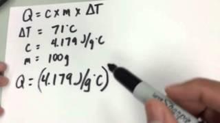 Using the Specific Heat Equation