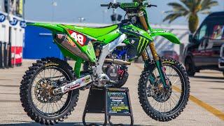 Inside Cameron McAdoo Factory Pro Circuit Kawasaki KX250