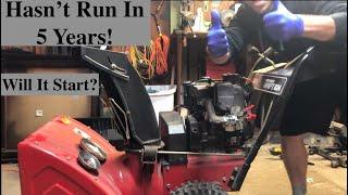 Fixing A Snowblower That's Been SITTING For Years!