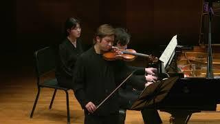 F. Miura & R. Takagi  - Johannes Brahms - Violin Sonata N 2 in A Major, Op. 100 -  Seoul Arts Center