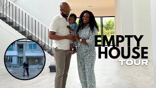 NEW CONSTRUCTION EMPTY LUXURY HOUSE TOUR | WE GOT THE KEYS!