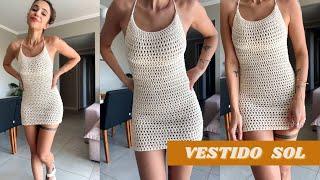 VESTIDO SOL - PAP CROCHET Tutorial  - Passo a passo