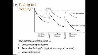 Membrane filtration: Fouling and cleaning (DRAFT video)