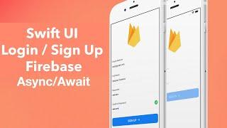 COMPLETE User Login / Sign Up App  | Swift UI + Firebase | Async / Await