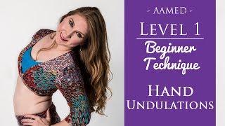 How to do Belly Dance Hand Undulations | AAMED Level 1