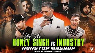 Yo Yo Honey Singh Vs Industry | Nonstop Mashup | Glory X Honey 3.0 | Sunny Hassan | Nonstop Jukebox