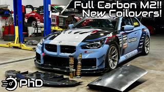 M2 TA Goes Full Carbon & New Suspension Upgrades! 2023 BMW M2 G87 Time Attack Build