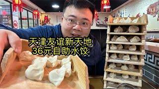 冬至吃饺子喽，天津友谊新天地36元水饺自助，皮薄馅大真好吃！