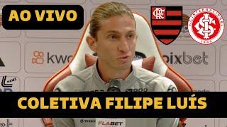 COLETIVA FILIPE LUÍS AO VIVO - FLAMENGO X INTERNACIONAL DIRETO DO MARACANÃ - BRASILEIRÃO 2025