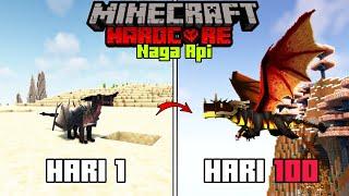 100 Hari di Minecraft Hardcore Tapi Jadi Naga Api