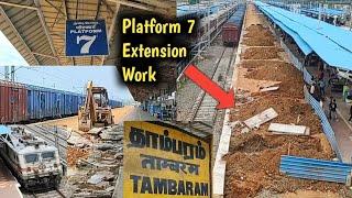 Tambaram Platform 7 Extension Work ! Nearing Completion