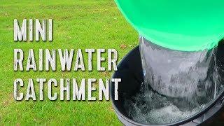 Mini Rainwater Catchment | MN Life as a Single Homesteader