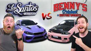 GTA 5 Benny's VS Los Santos Challenge!