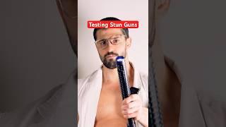 Creating THE WORST Stun Gun Injuries For Science! #funny #comedy #science