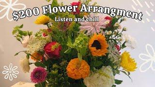 $200 Flower Arrangement Tutorial, Traditional Style