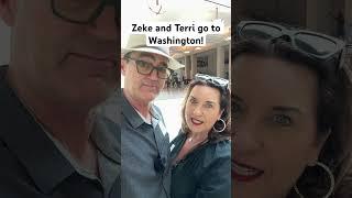 Zeke and Terri go to Washington day 1. #over50travel