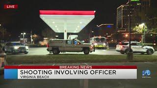 Man shot, killed by officer after brandishing sharp object in VB, police say