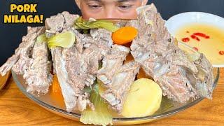 Pork Nilaga Mukbang Asmr | Filipino Food Mukbang Philippines