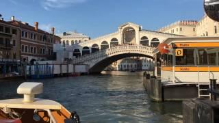 Boot trip through the Grand Canal in Venice