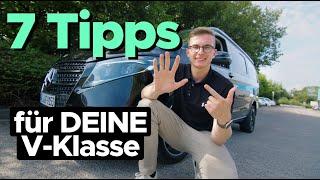 Mercedes: 7 ESSENTIELLE Tipps & Tricks zur V-Klasse | Sitze ausbauen, mehr Komfort + Alltagstipps