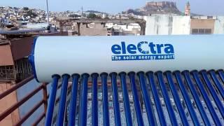 Electra solar water heater.