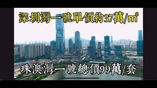 #深圳灣一號37w/㎡，上車珠澳灣一號總價只需99w起入住無敵山海景房