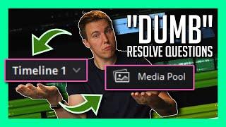 Fusion Comps - Timeline Vs Media Pool - “Dumb” DaVinci Resolve Questions