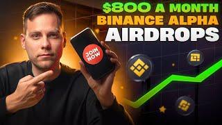EASIEST Crypto Airdrops in 2025 ( Binance Alpha Points Guide )