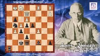 BRILLIANCY AWARDED GAMES: Sacrifices on Spec! Brinckmann vs Kmoch 1927