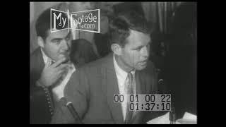 1957 Robert F Kennedy Interrogates Jimmy Hoffa