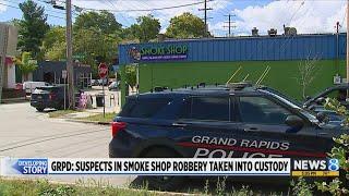 GRPD: Suspects in smoke shop robbery taken into custody