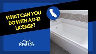 What Can You Do With a D-12 License? Synthetic Products Contractor Review in California!