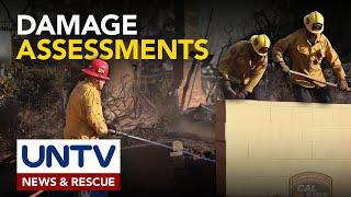 Cal fire, nagsasagawa ng damage assessment sa mga nasirang ari-arian sa Southern California