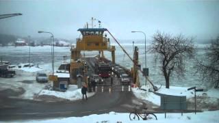 Ferry coming to the Rindö island