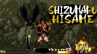 Samurai Shodown III: Shizumaru playthrough lvl-8 bust 【60fps】