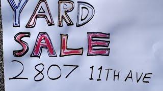 Charitable Yard Sale Event: 2807 11th Ave, Lewiston, Idaho. Assisting people with special needs and