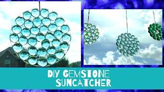 HOW TO MAKE GLASS GEM STONE SUN CATCHER DIY