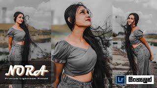 NORA Preset - Lightroom mobile preset | Moody filter | Moody Preset DNG | Lightroom editing tutorial