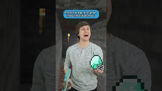 Normal people vs. psychos when playing Minecraft