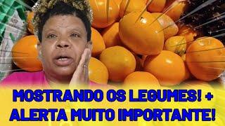 Mostrando os legumes! Fiz aipim com linguiça e um alerta muito importante pra vocês .