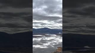 Amazing reflection on Jindabyne lake #reflection #lake #australia #violin #drone #clouds #timelaps