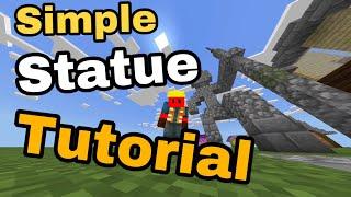 How To Make A Simple Statue In Minecraft