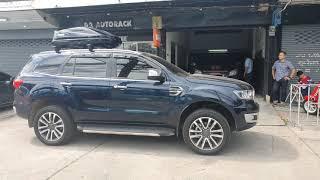 กล่องอเนกประสงค์บนหลังคา THULE RoofBox Touring S ใส่ Ford Everest กล่องบนหลังคารถ กล่องหลังคามือสอง