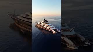 KISMET, day and night #superyacht #billionaire #kismet #O2H2O #breathtakingviews