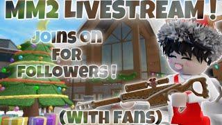 MM2 CHRISTMAS UPDATE LIVESTREAM ! (with fans)