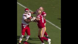 George Kittle catches for a 22-yard Gain vs. Kansas City Chiefs